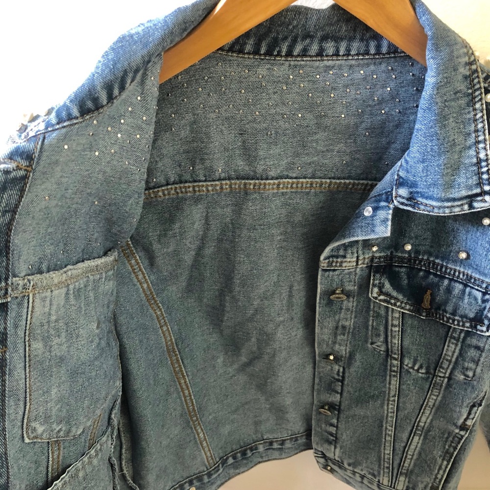 COPY - Couture Boyfriend Fit Distressed Jean Jack… - Picture 5 of 5